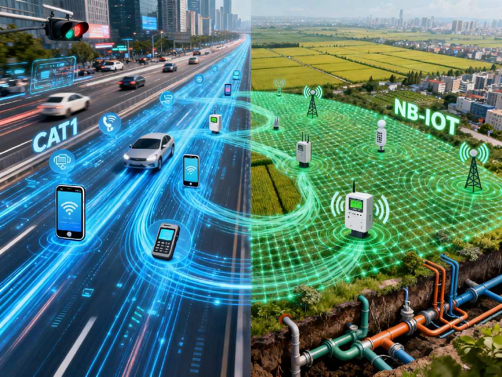 CAT1（Cat-1）和NB-IoT（NB）的區(qū)別